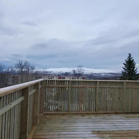 Panoramic Northern Lights On Of Island Apartment Tromsø