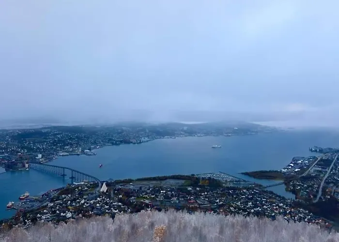 Panoramic Northern Lights On Of Island *